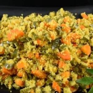 Carrot Beans Paruppu Usili