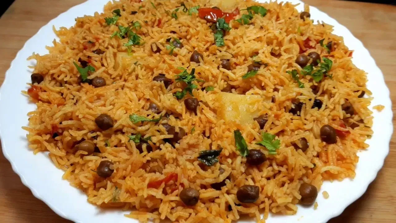 Kaala channa pulao