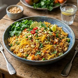Carrot Mango Peanut Rice