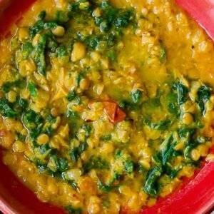 Spinach Tomato Dal