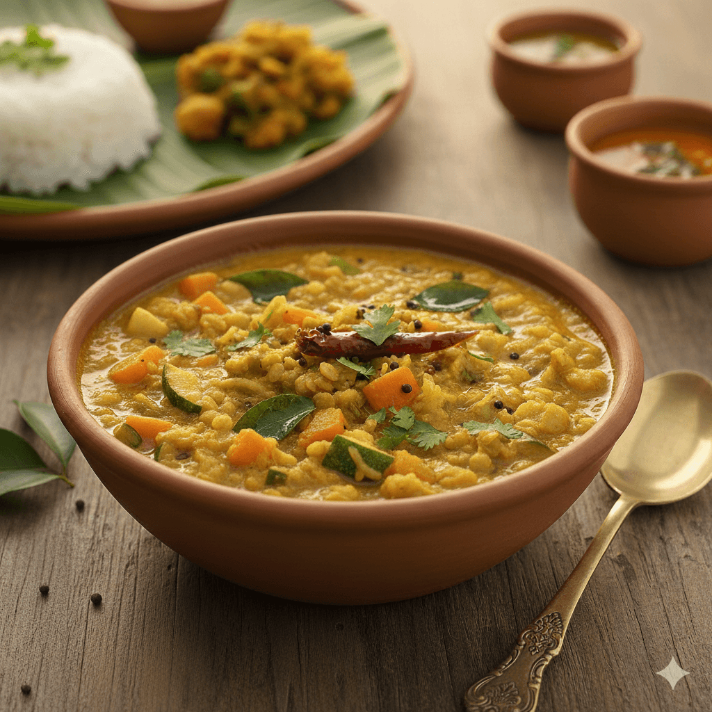 Zucchini Carrot Kootu